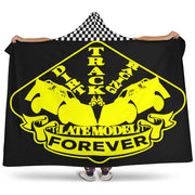 Dirt Racing Forever Late Model Hooded Blanket