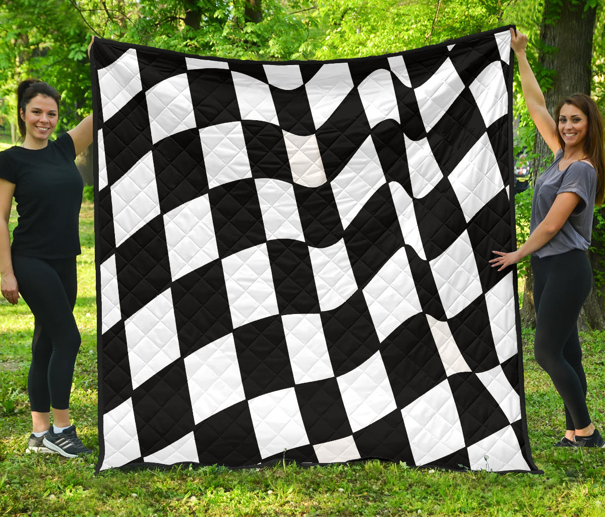 Racing Checkered Flag Quilt