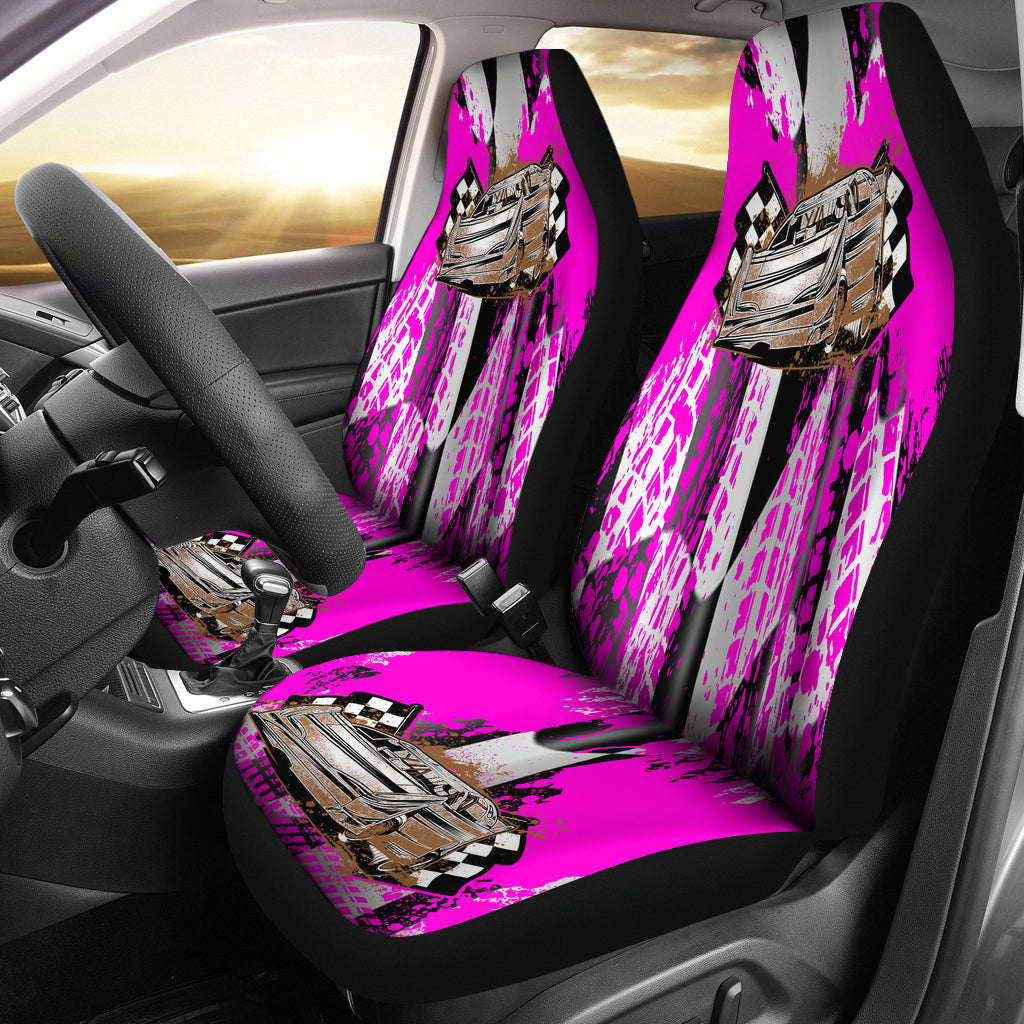 Racing Seat Covers Late Model Pink (Set of 2)