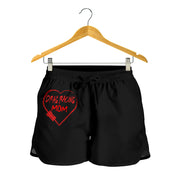 Drag Racing Mom Heart Women's Shorts