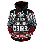 racing girl hoodie