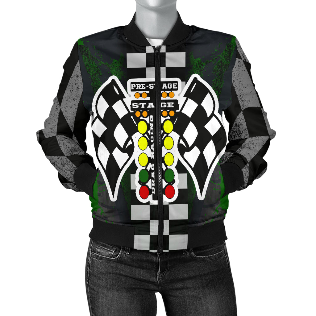 Drag Racing Women's Bomber Jacket RBG