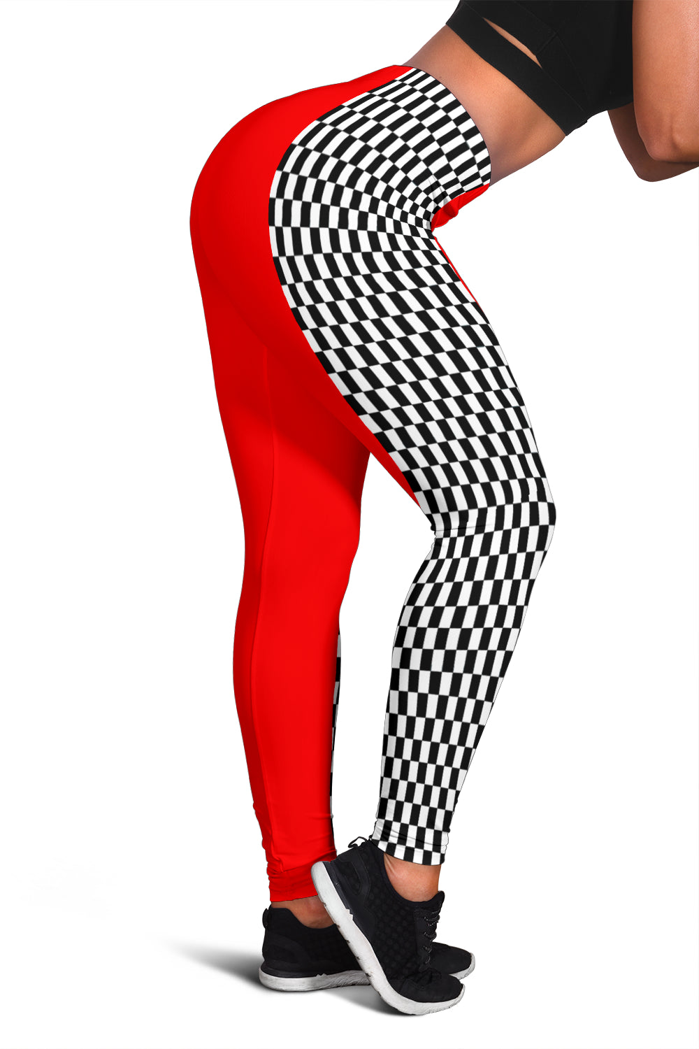 Racing Checkered Flag Leggings