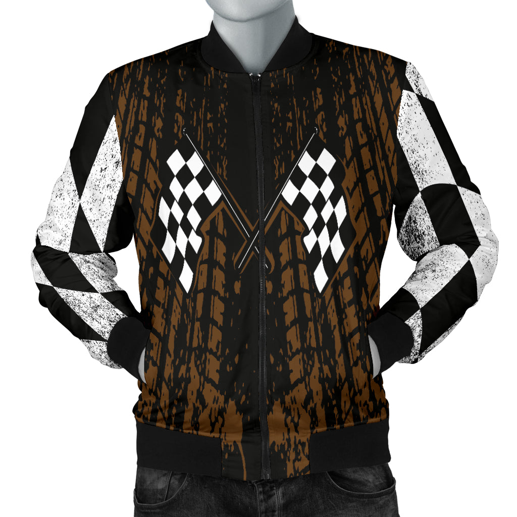 Dirt Track Racing Men's Bomber Jacket RBM