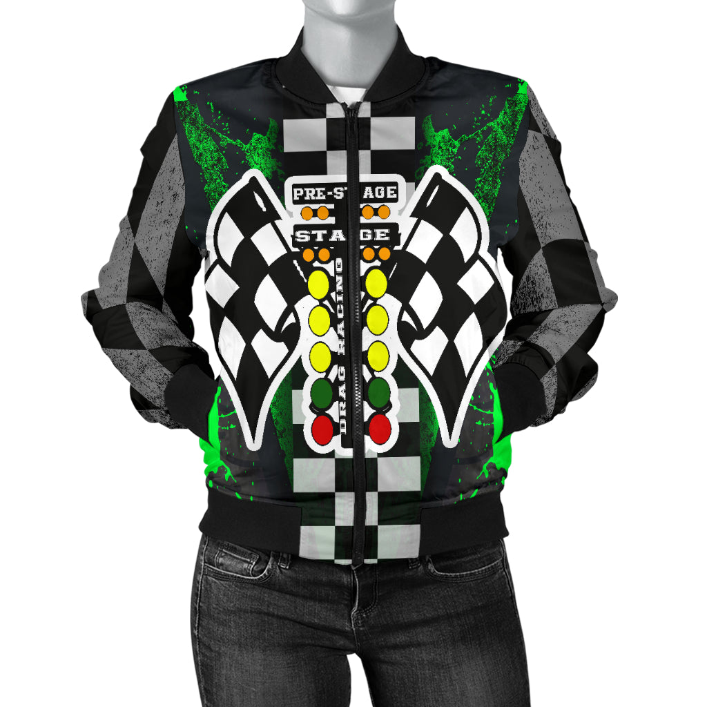 Drag Racing Women's Bomber Jacket RBPis