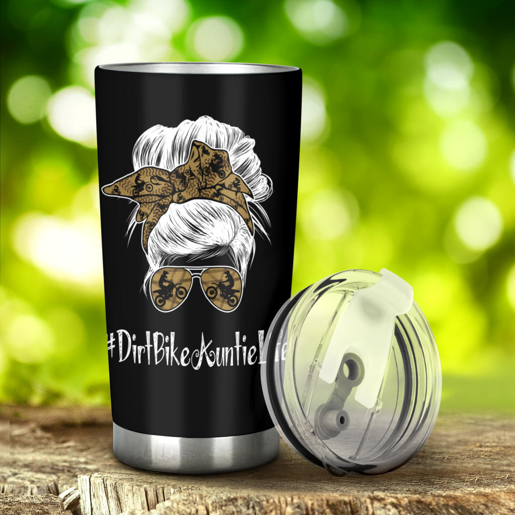 Dirt Bike Auntie Life Tumbler