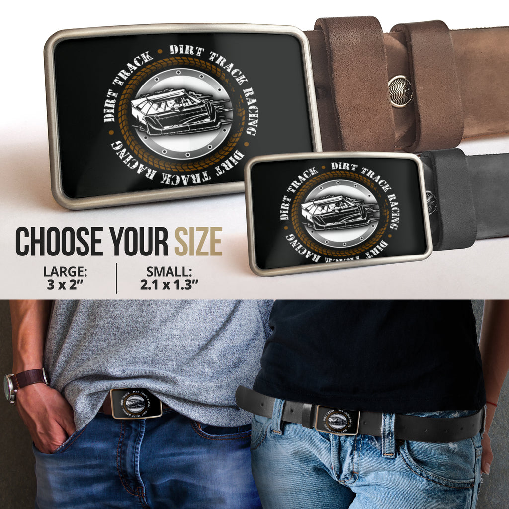 Dirt Track Racing Belt Buckle