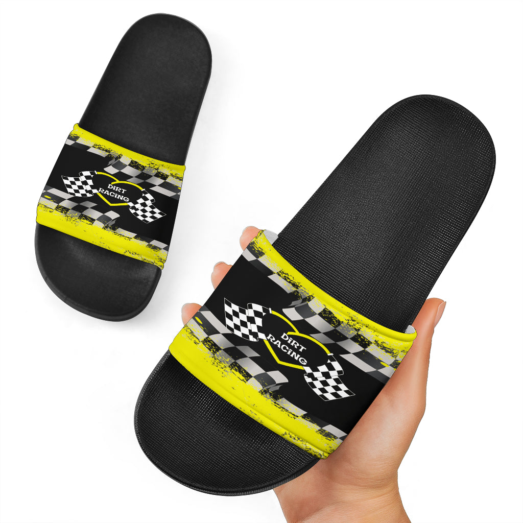 Dirt Track Racing Slide Sandals