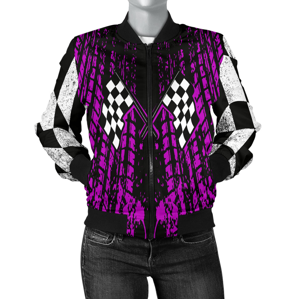 Dirt Racing Women's Bomber Jacket RBPi