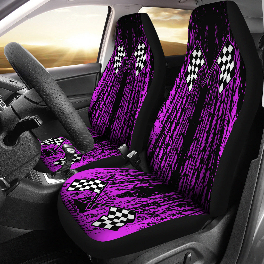 Dirt Racing Seat Covers Pink (Set of 2)