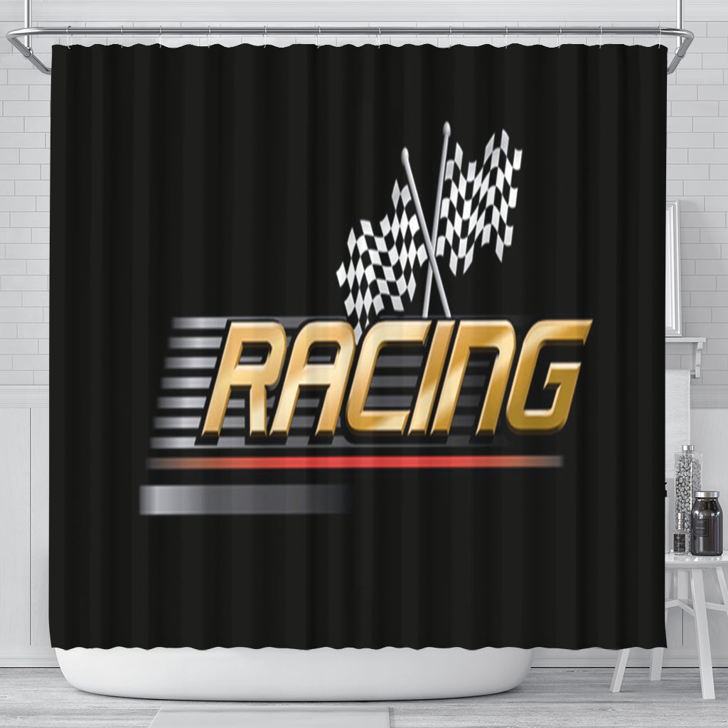 Racing Shower Curtain RB1