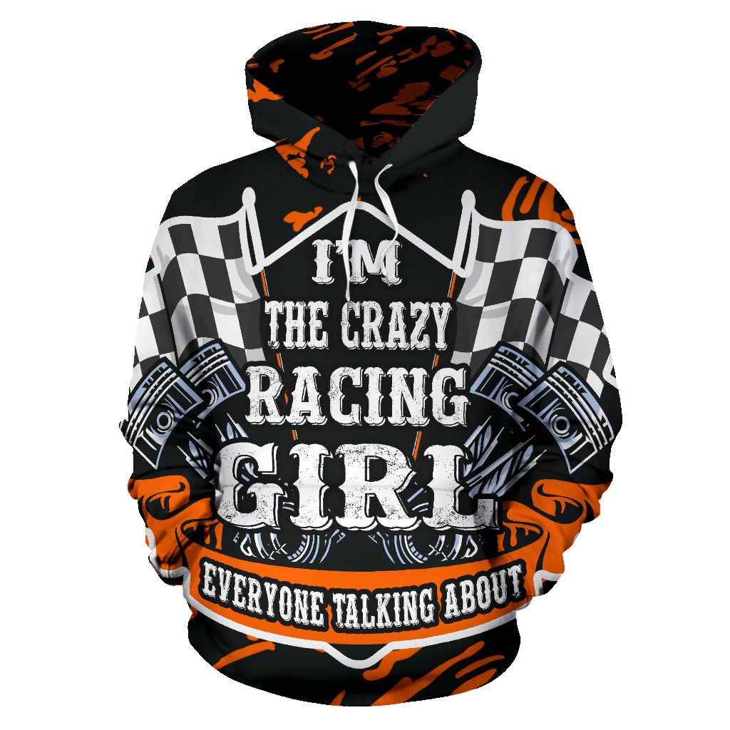 racing girl hoodie