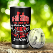 go kart racing girlfriend tumbler