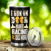 go kart racing tumbler