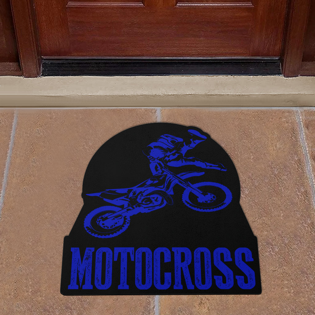 Custom Shaped Motocross Door Mat V2