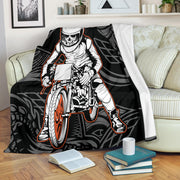 Motorcycle Skull Blanket