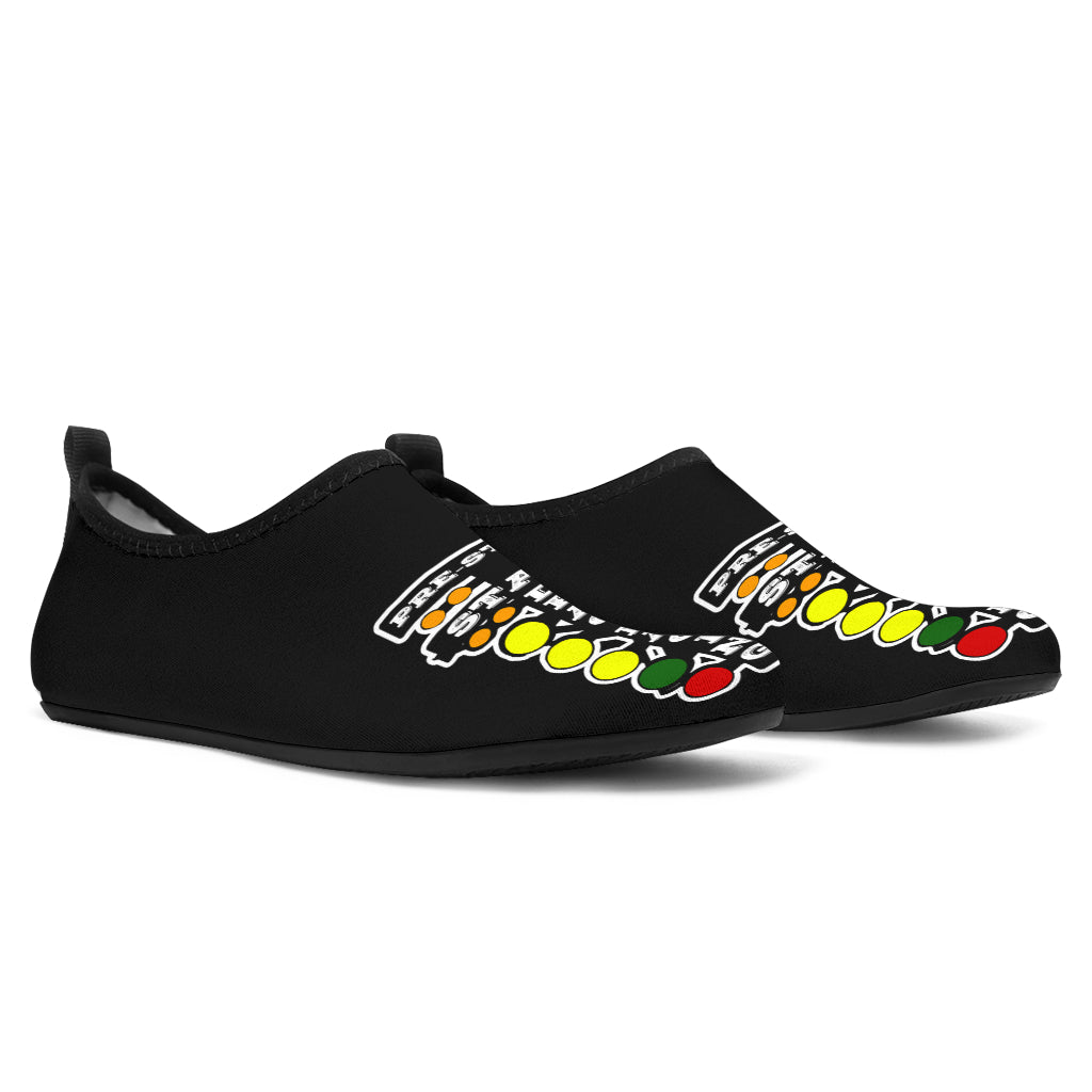 Drag Racing aqua shoes