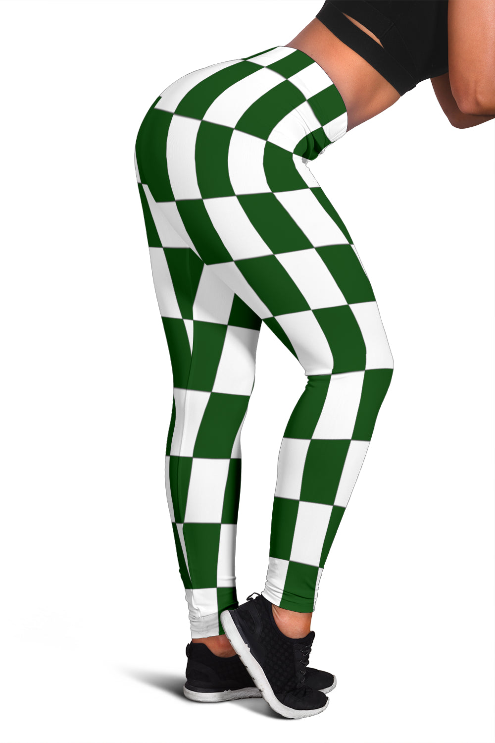 Racing Green Checkered Leggings