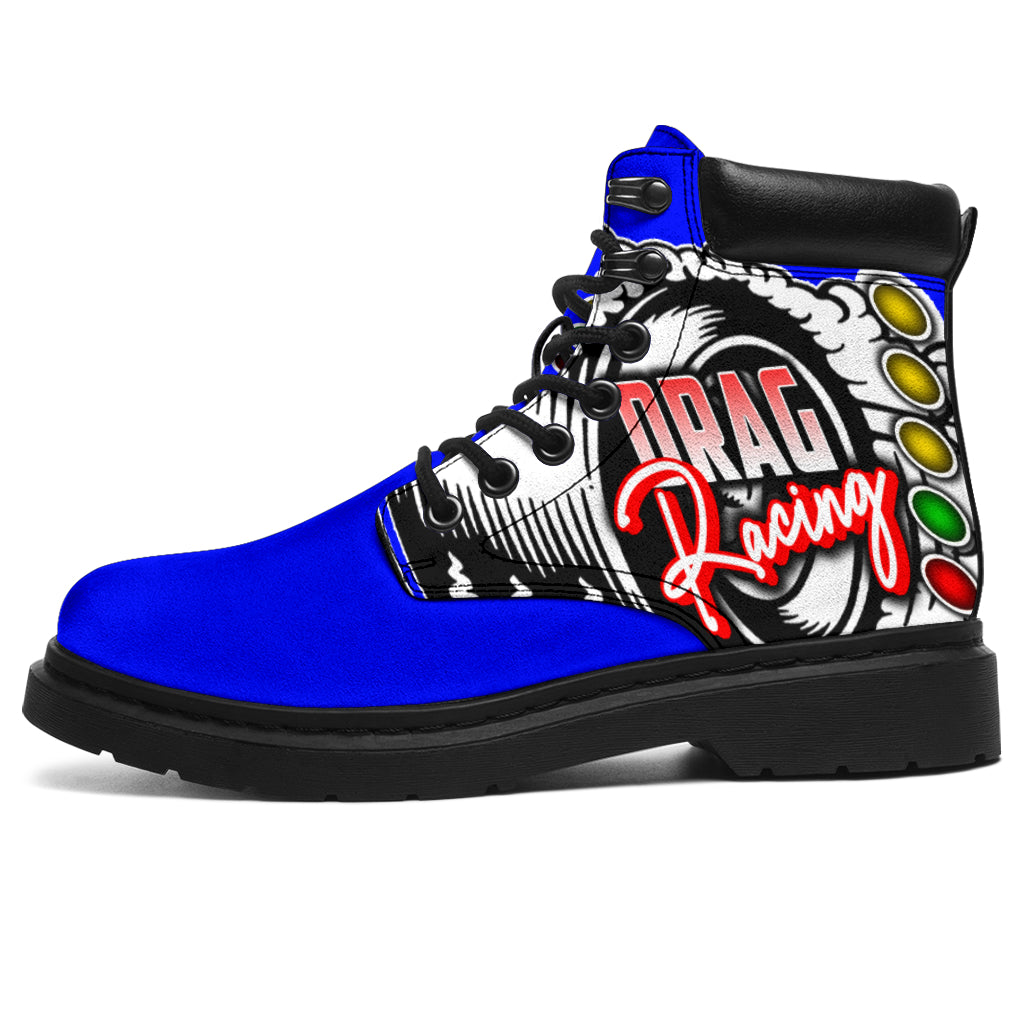 Drag Racing All-Season Boots blue