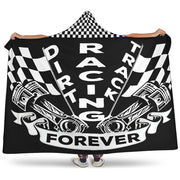 Dirt Track Racing Forever Hooded Blanket