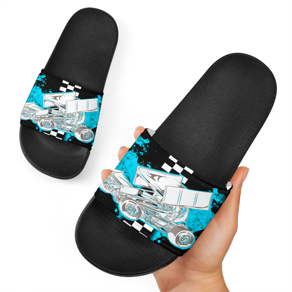 Sprint Car Racing Slide Sandals