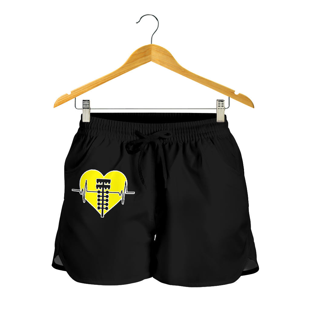 Drag Racing Heartbeat Women's Shorts