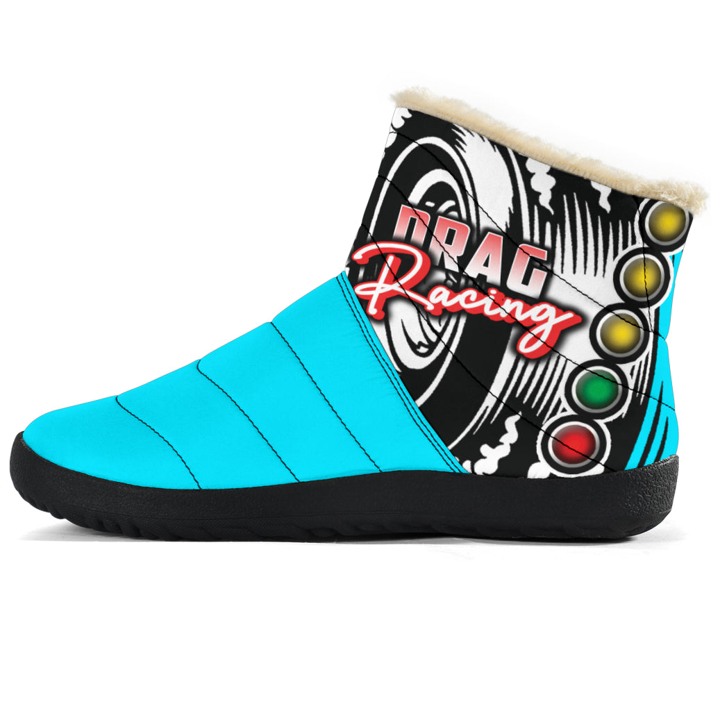 Drag Racing Cozy Winter Boots