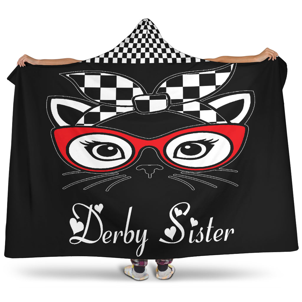 Derby Sister Hooded Blanket