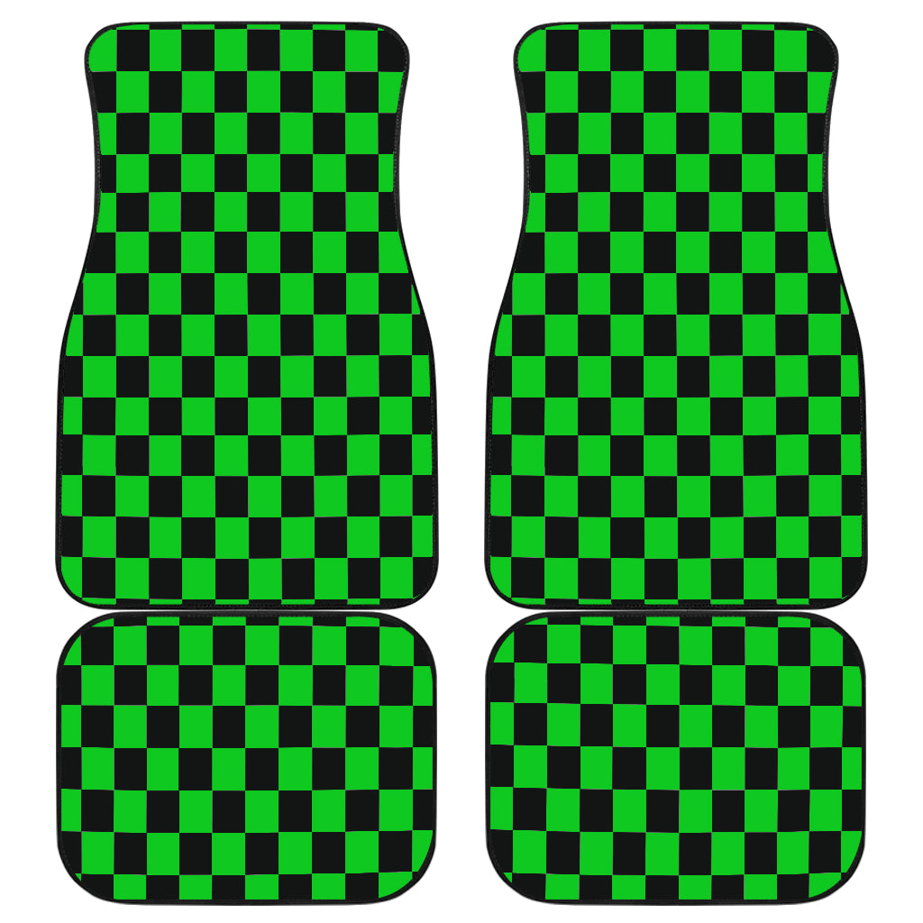 Racing Checkered Flag Car Mats