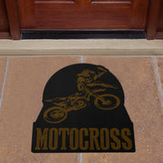 Custom Shaped Motocross Door Mat