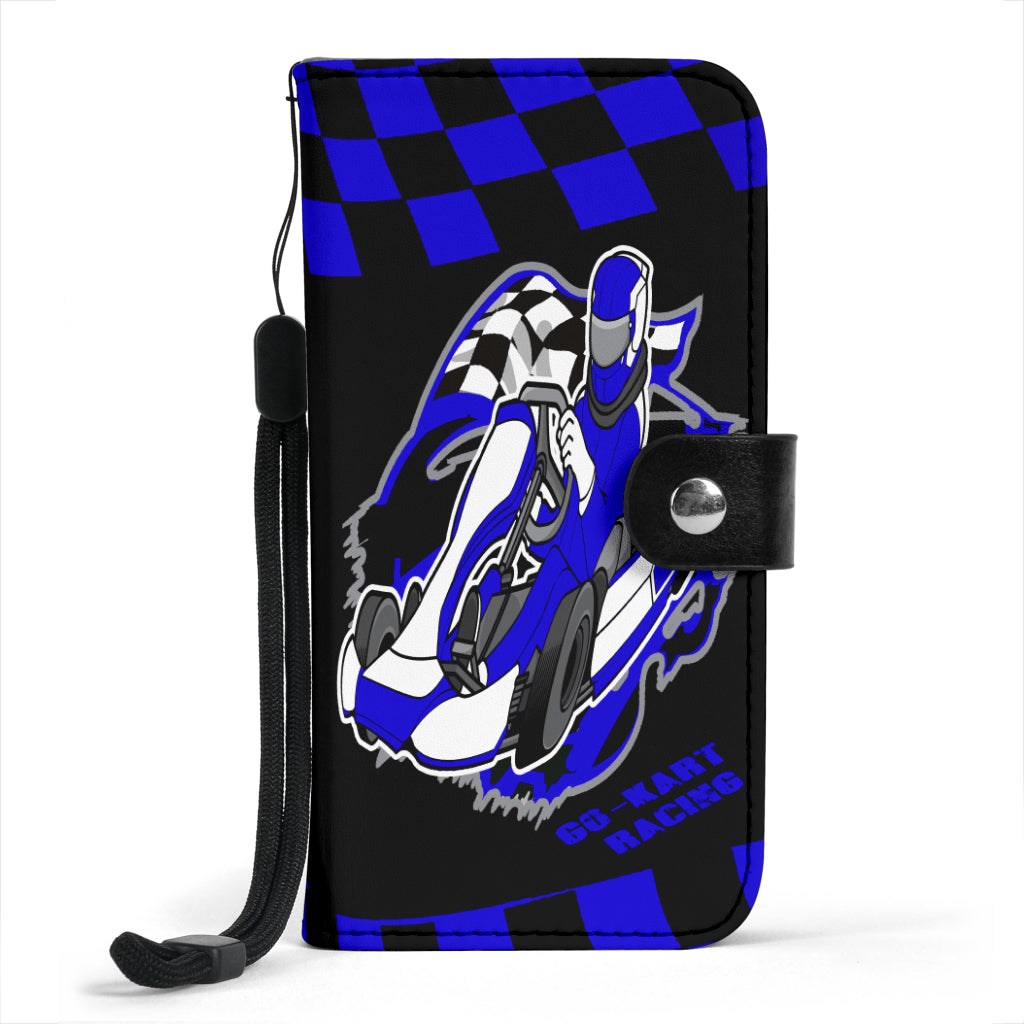 Go Kart Racing wallet phone case