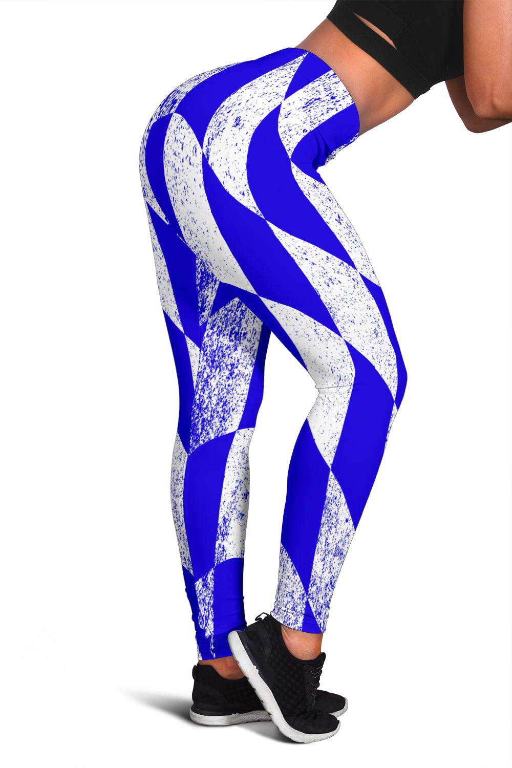 Racing Dirty Checkered Flag Leggings RBB