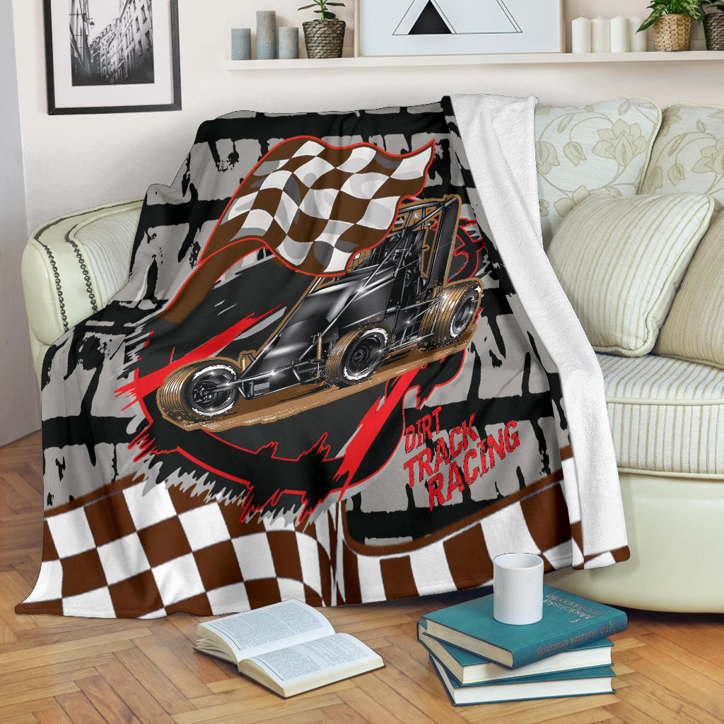 Dirt Racing Non Wing Sprint Car Blanket