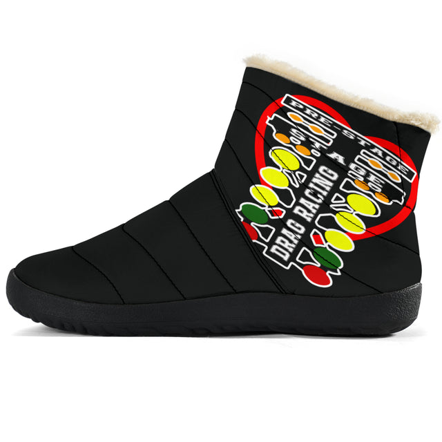 Drag Racing Cozy Winter Boots RBPI