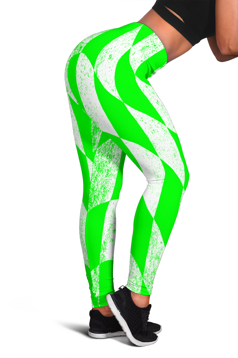 Racing Dirty Checkered Flag Leggings RBPis