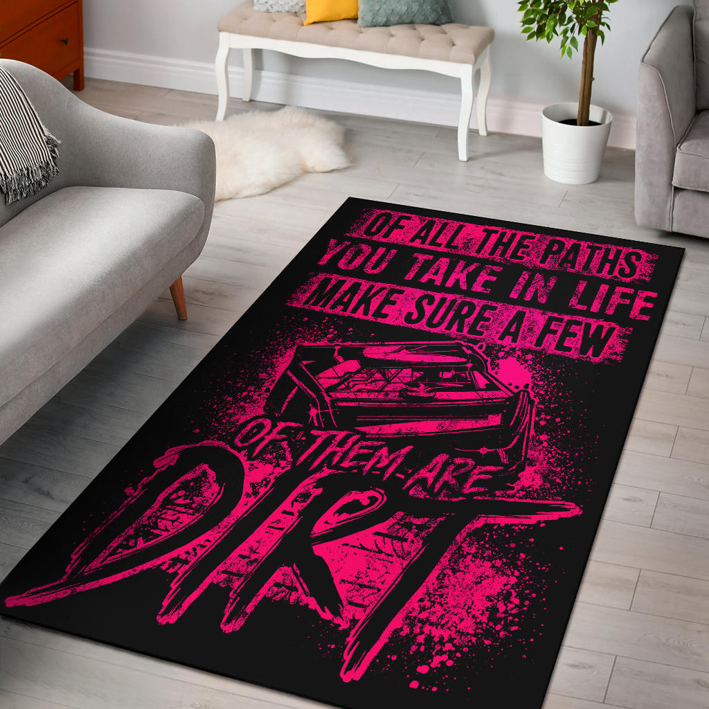 dirt track racing rug