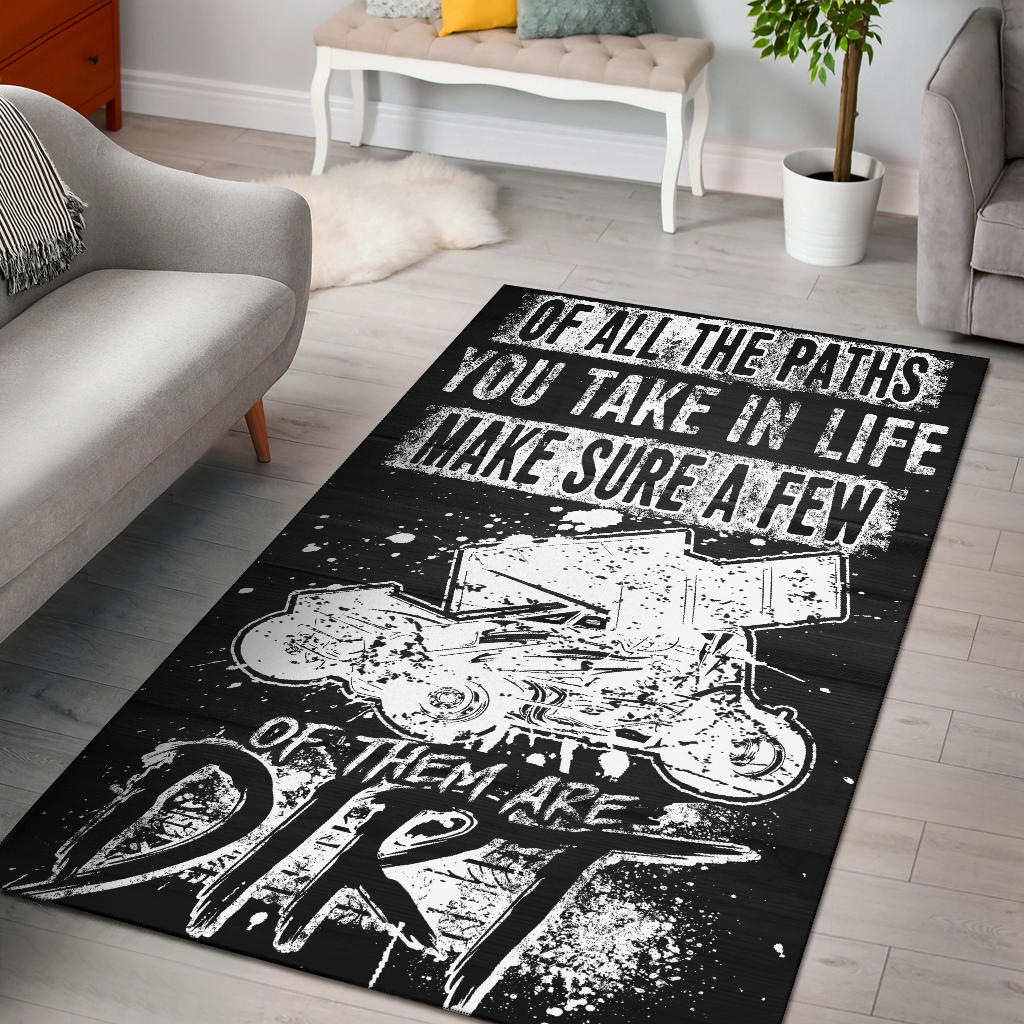 dirt track racing rug