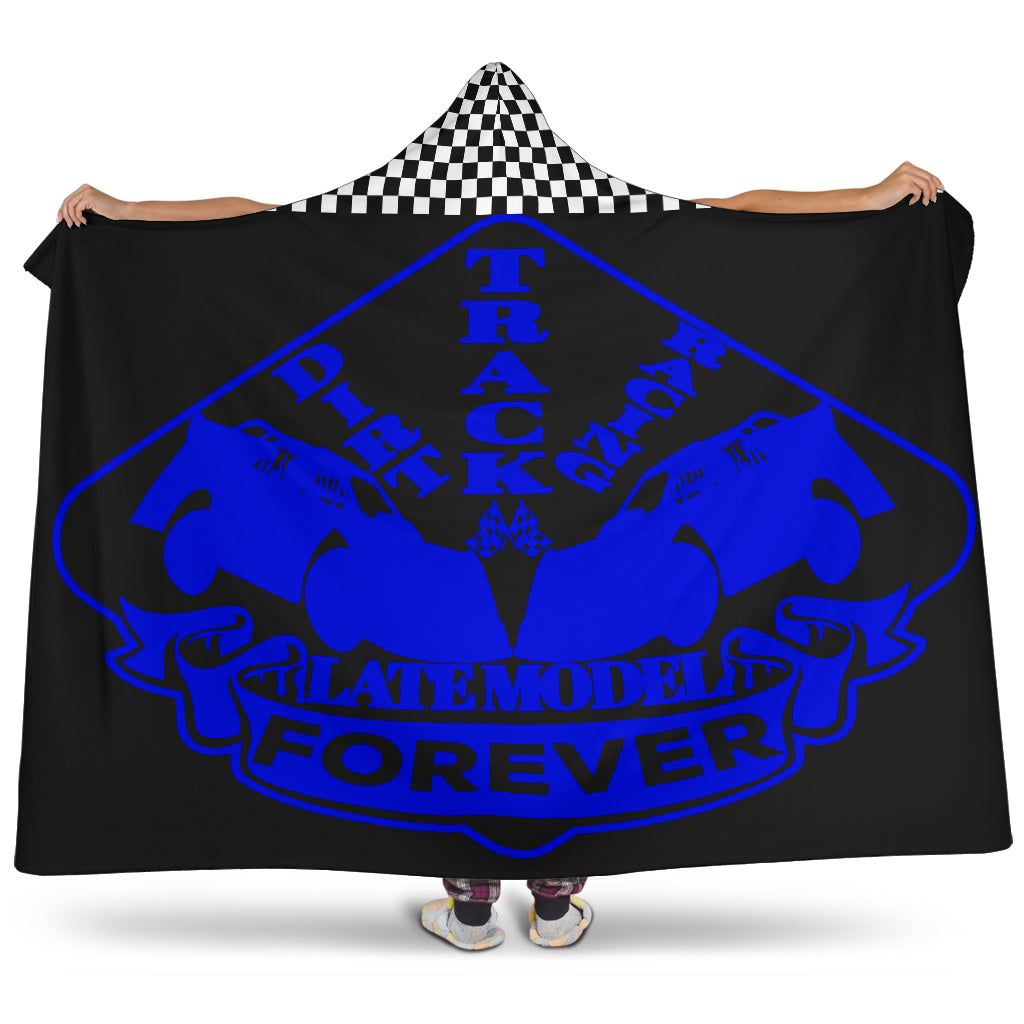 Dirt Racing Forever Late Model Hooded Blanket