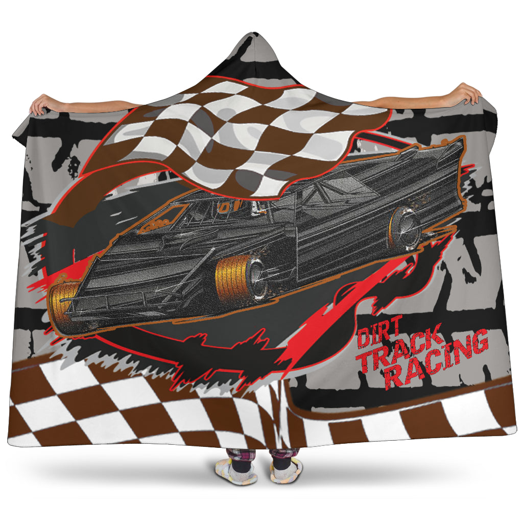 Dirt Racing Modified Hooded Blanket