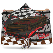 Dirt Racing Late Model Hooded Blanket