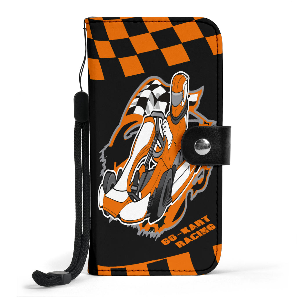 Go Kart Racing wallet phone case