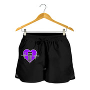 Drag Racing Heartbeat Women's Shorts