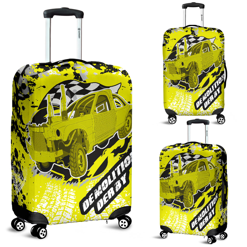 Demolition Derby suitcase cover