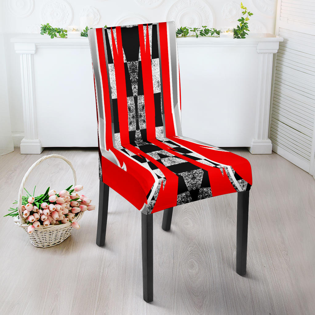 Racing Dining Chair Slip Cover