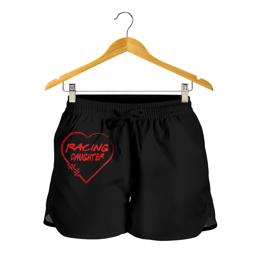Racing Daughter Heart Women's Shorts