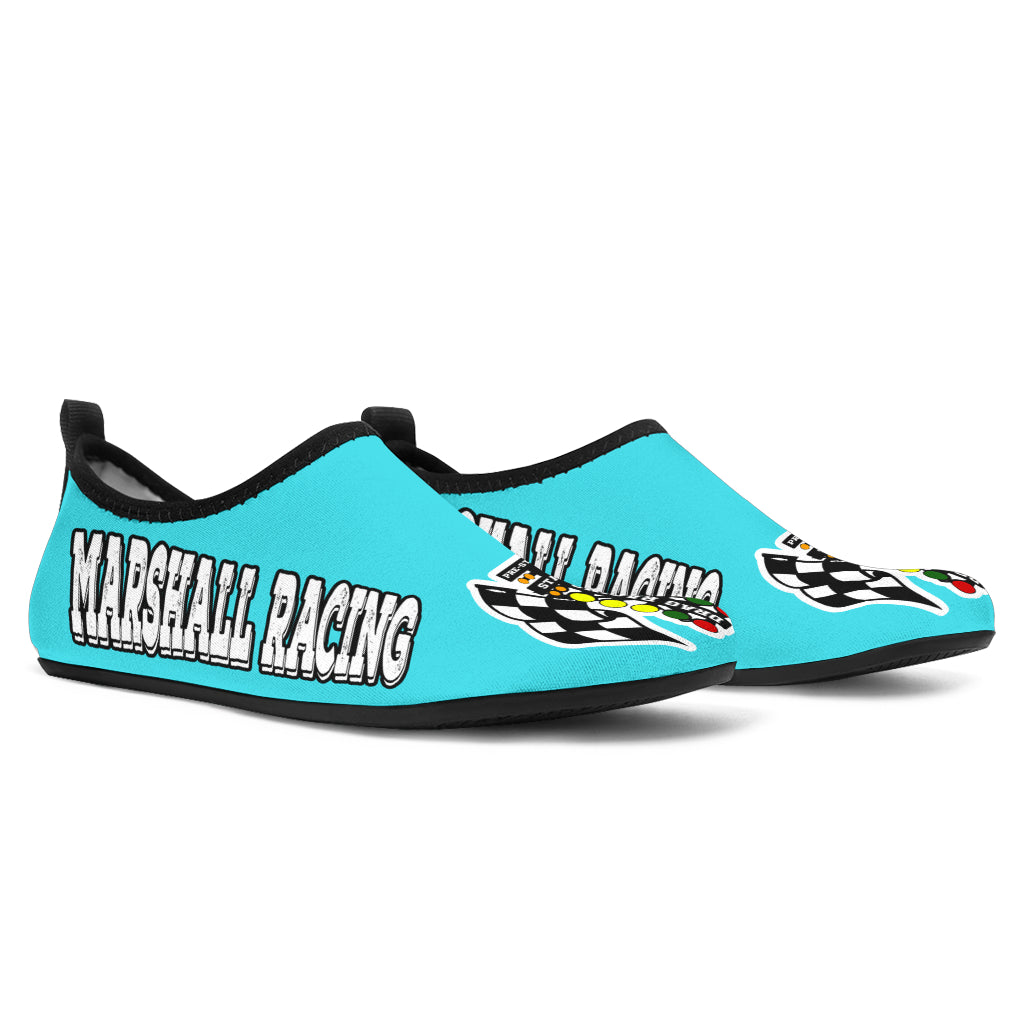 Custom Drag Racing Aqua Shoes