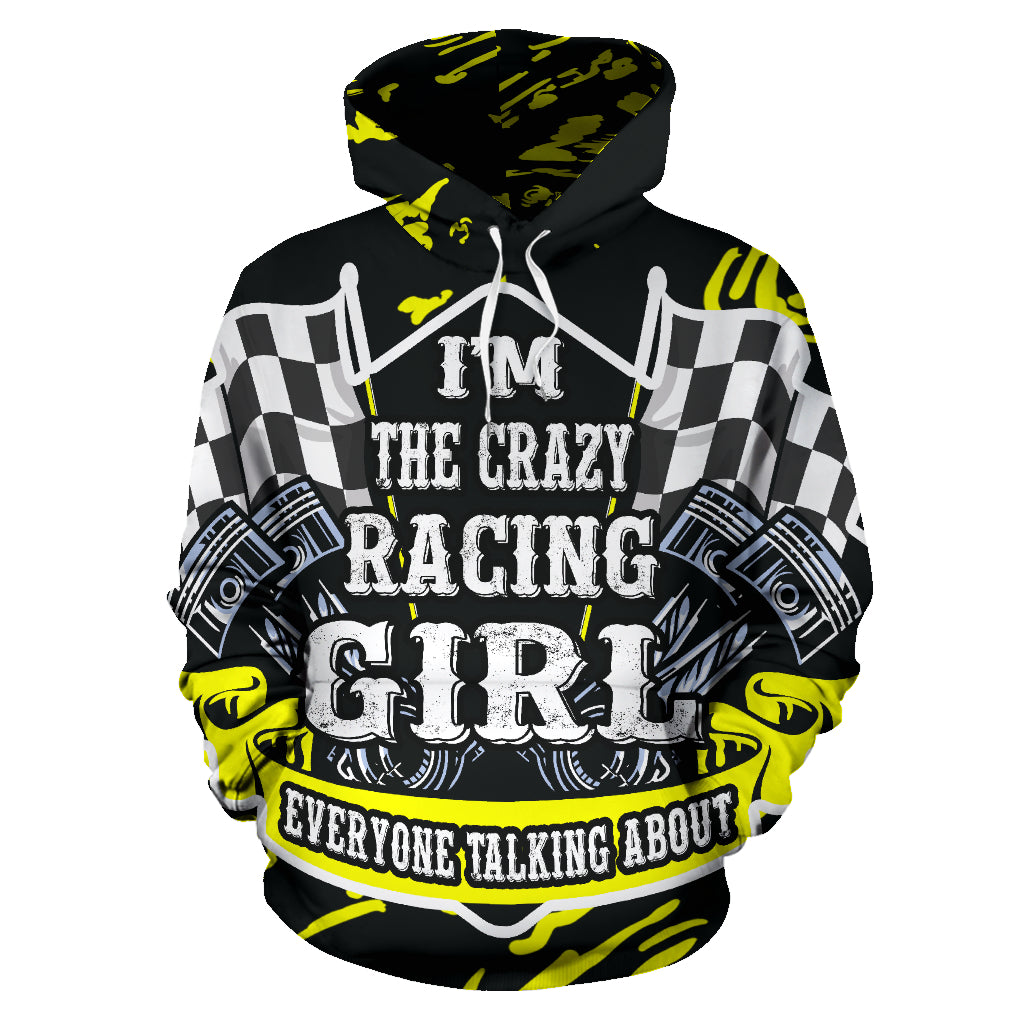 racing girl hoodie