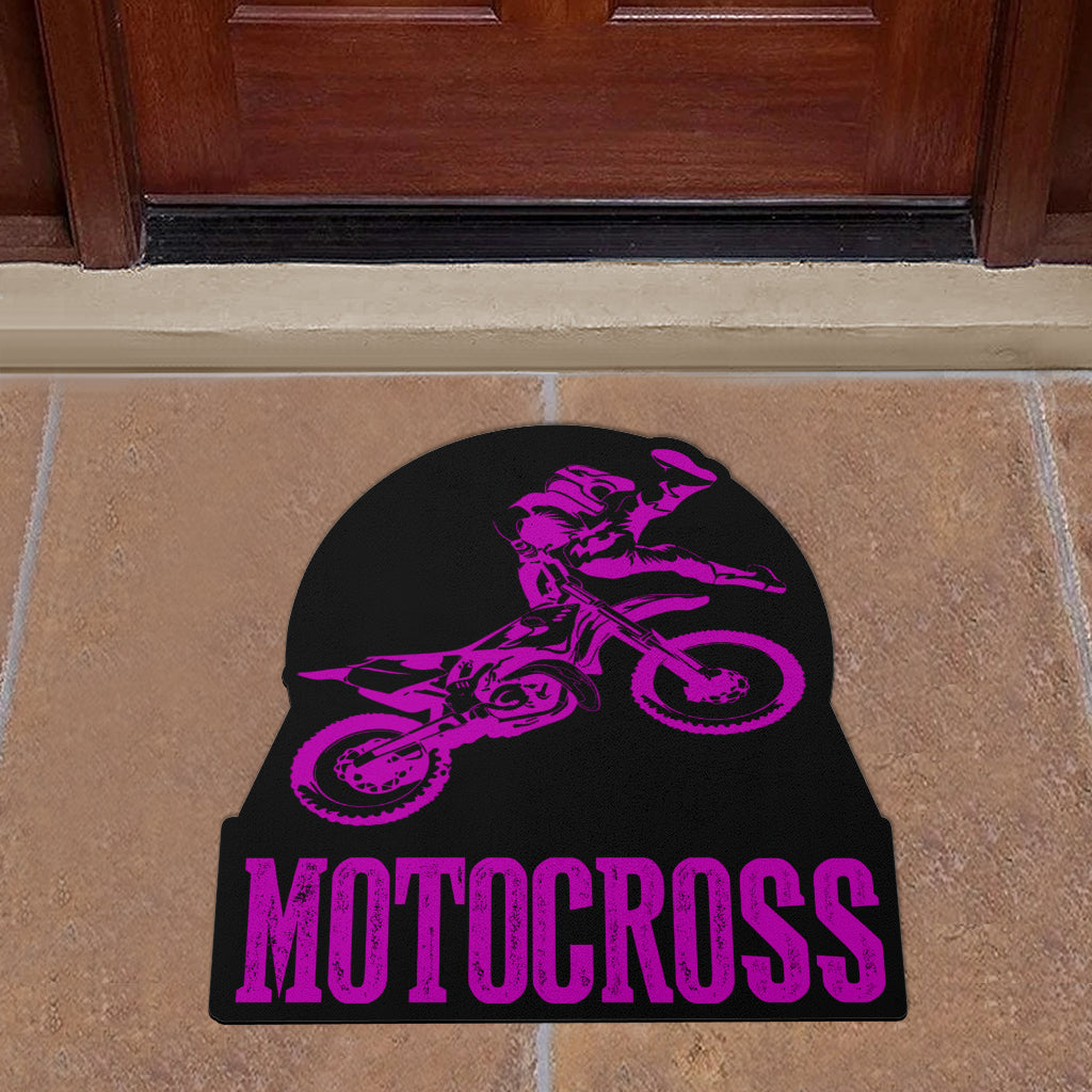 Custom Shaped Motocross Door Mat V6