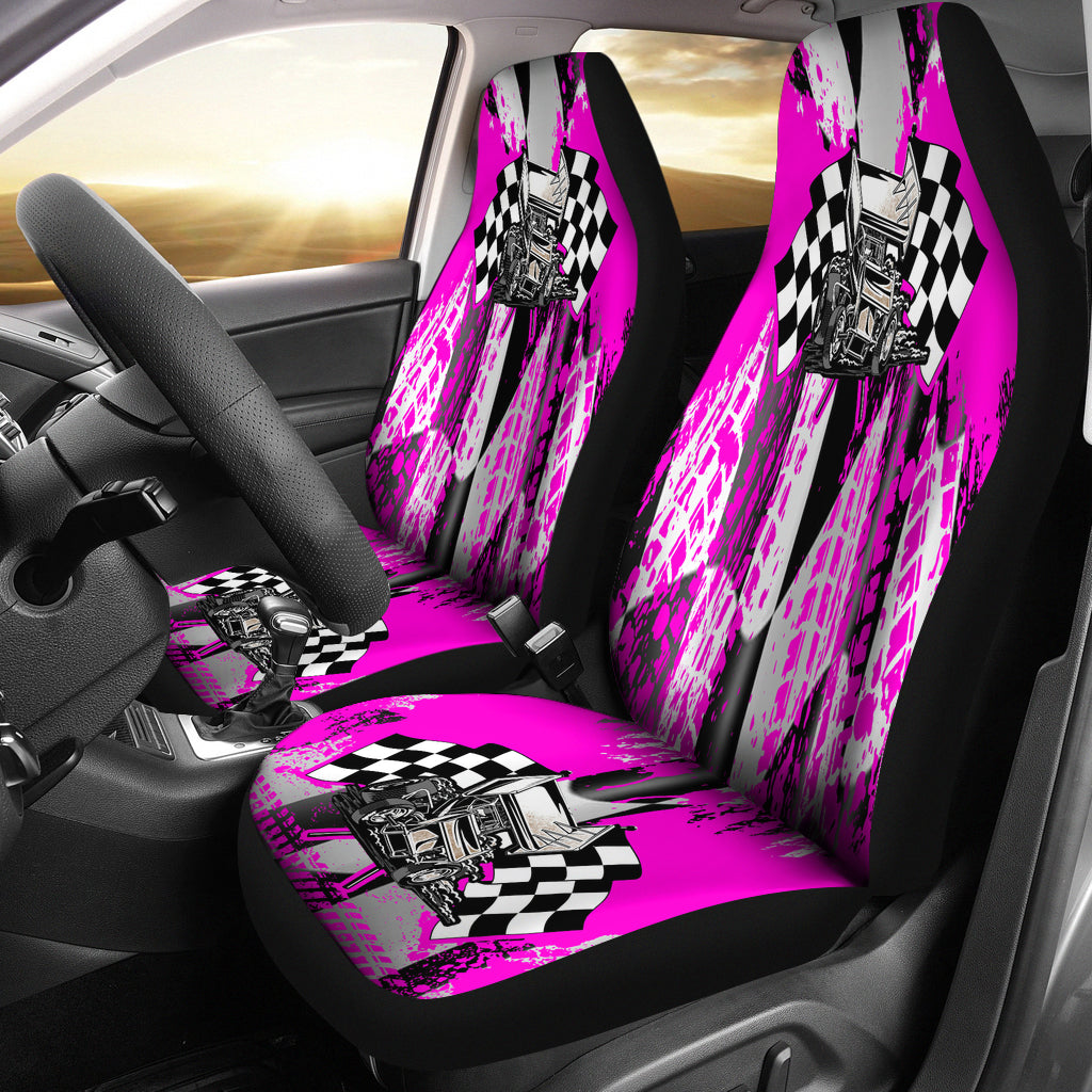 Racing Seat Covers Sprint Car Pink (Set of 2)