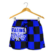 Racing Wife Checkered Shorts